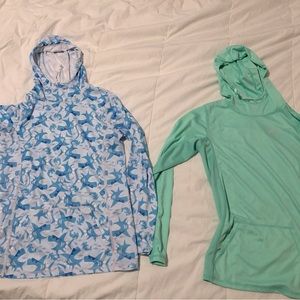 NWOT 2 kids rashguard upf 50 sun shirts